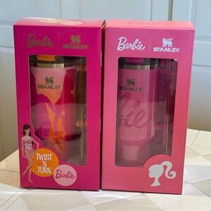 2 NEW Stanley Barbie 60s Twist N Turn & Classic Barbie 40oz Quenchers Flowstate